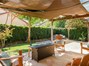 spacious backyard