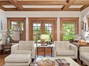 French doors leading to the side patio
