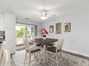 Dining area showing doors out to back deck