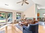 Lots of natural light floods the living room