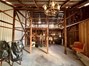 Inside the main barn with room for hay or storage