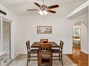 Dining Space, view from kitchen. Living room to the right