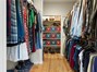 Primary spacious walk-in closet