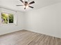 Front Bedroom with new ceiling fans