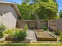 Garden beds with sprinklers