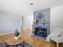 Original wood burning fireplace