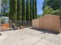 Large fenced area and additional storage shed