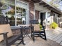 front porch with sunset views