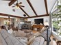 beamed ceilings, and updated fixtures