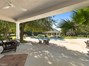 Backyard covered patio
