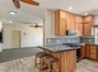 Open kitchen adjacent to living room
