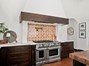 Hand painted tile backsplash