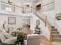 Front formal living room with high ceilings
