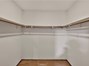 Spacious walk-in closet