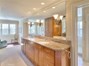 Primary bath, dual sinks