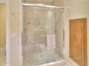 Walk-in shower, guest suite