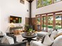 Wood burning fireplace