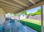 Patio runs entire length of house