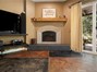 fireplace in living room