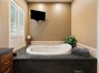 Main bathroom soaking tub