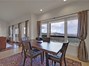 Dining space with gorgeous views and windows.