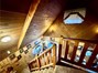 View from loft to downstairs