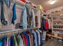 Oversize primary closet