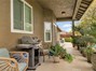 Covered patio area