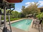 Pool fom west side of yard