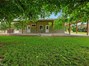 Backyard toward back porch