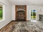 New Stone Hearth Enclosure w/stove pipe Ready for Wood Stove